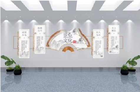 郑州企业文化墙设计的核心要素。